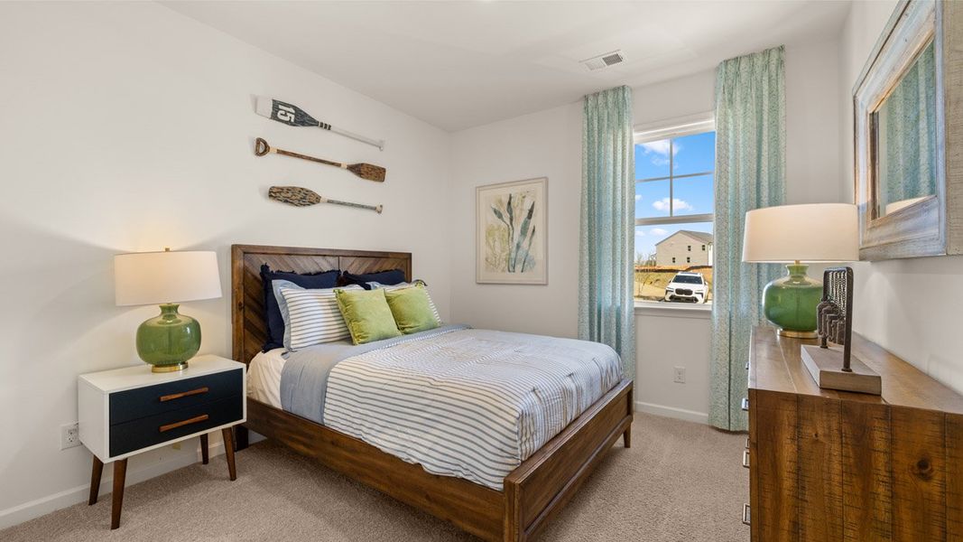 Representative furnished interior of a home built from the Denton by D.R. Horton in Jackson Landing, Jefferson (Image 24).