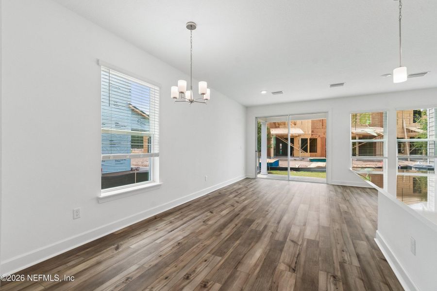 Spacious, unfurnished interior of a new home in Westerly Park at Wildlight – Overlook Collection, Yulee (Image 23). Spacious, unfurnished interior of a new home in Westerly Park at Wildlight – Overlook Collection, Yulee (Image 23).