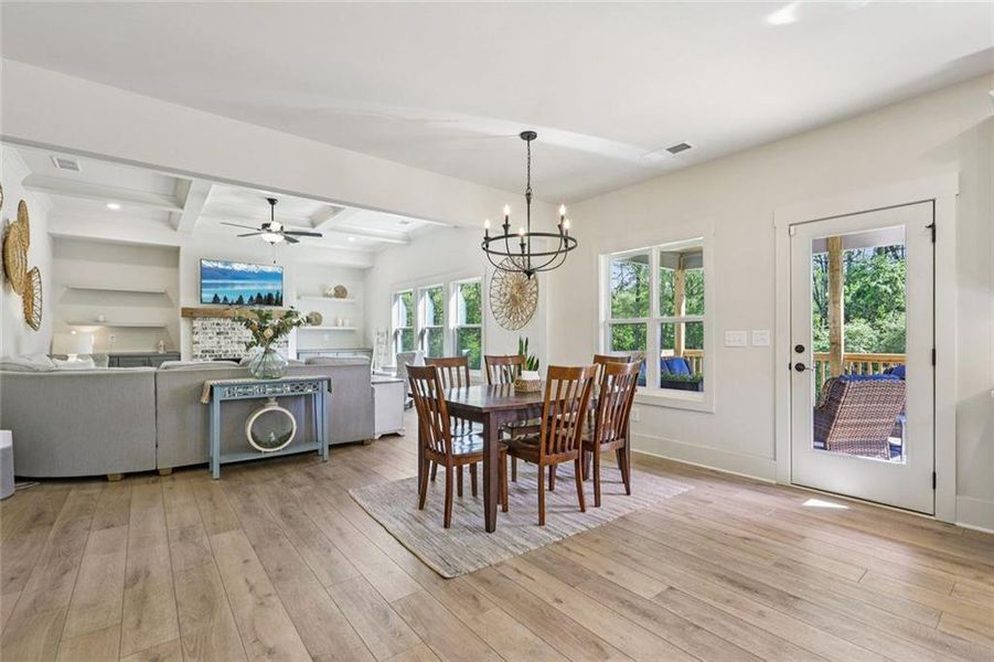 Furnished interior view inside a new home in , Hoschton (Image 46).