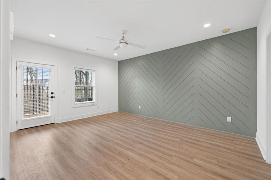 Spacious, unfurnished interior of a new home in Skyview On Broad, Sugar Hill (Image 20).