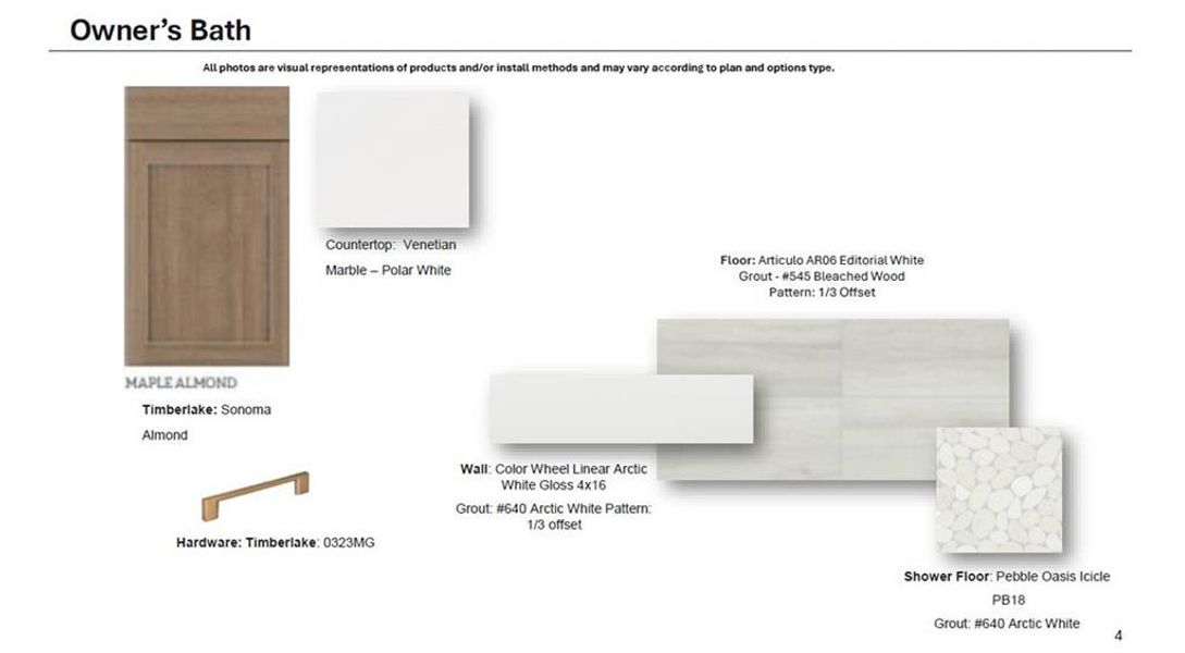 Sample of building materials used in homes in Waterhaven, Cumming (Image 33).
