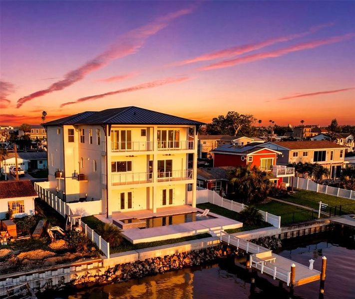 Exterior details and patio area of a home in , Madeira Beach (Image 3).