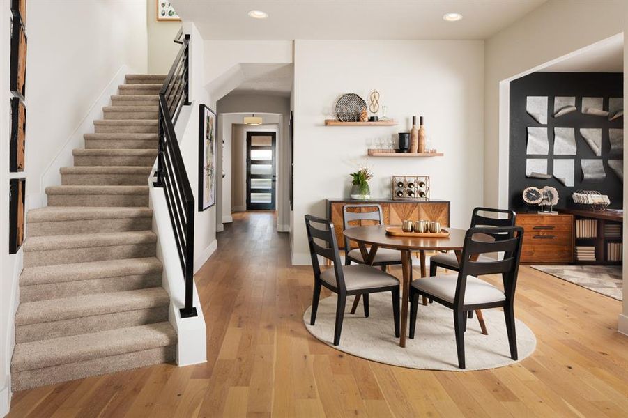 Such tall ceilings make the space feel even larger and more open.