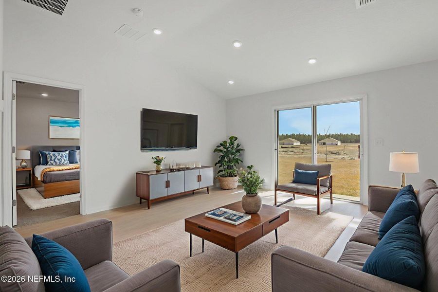 Furnished interior view inside a new home in Bellbrooke, Jacksonville (Image 5).