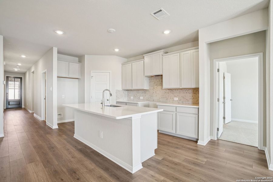 Furnished interior view inside a new home in Kallison Ranch, San Antonio (Image 6).