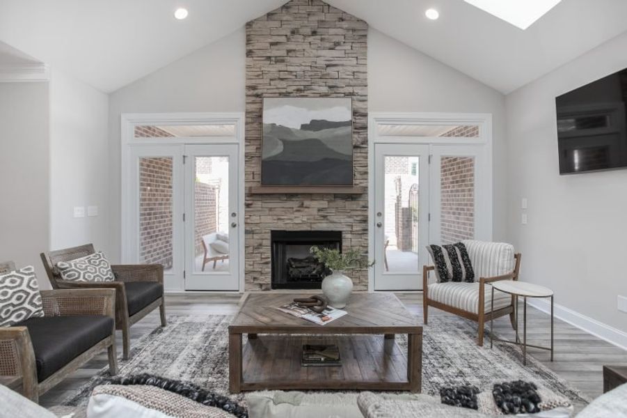Representative furnished interior of a home built from the Manhattan by Keystone Homes NC in Weybridge, Burlington (Image 12). Representative furnished interior of a home built from the Manhattan by Keystone Homes NC in Weybridge, Burlington (Image 12).
