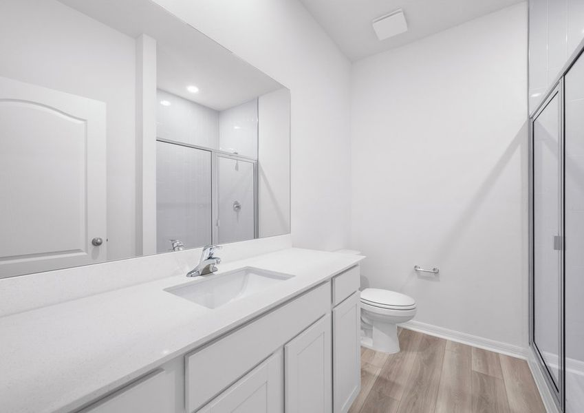 This master bathroom boast a large vanity! This master bathroom boast a large vanity!