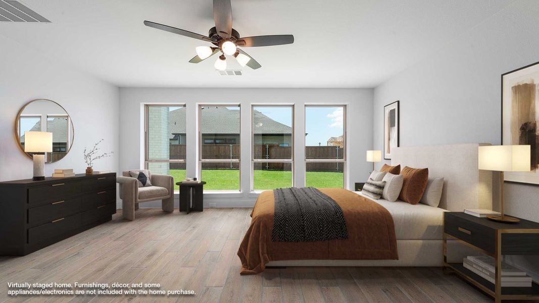 Furnished interior view inside a new home in Legacy Prairie at Katy Court, Katy (Image 4).