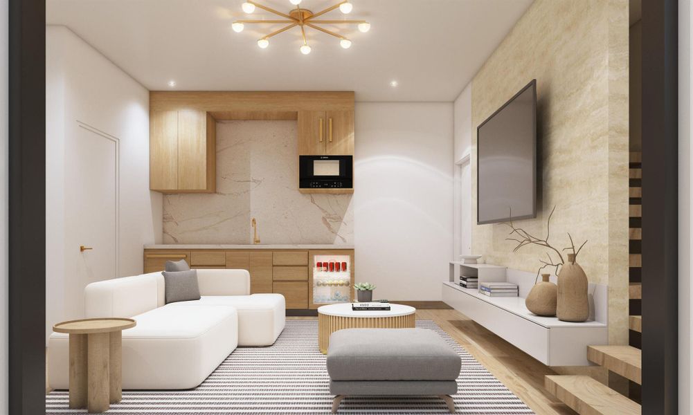 Furnished interior view inside a new home in , Boca Raton (Image 13).