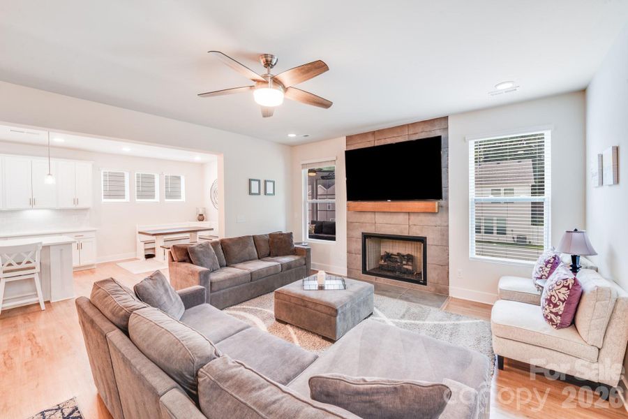 Furnished interior view inside a new home in , Charlotte (Image 14). Furnished interior view inside a new home in , Charlotte (Image 14).