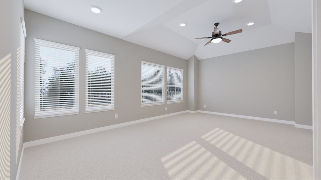 Representative unfurnished interior of a home built from the Santa Rosa by Tricoast Homes in Summer Place  35', Montgomery (Image 22).