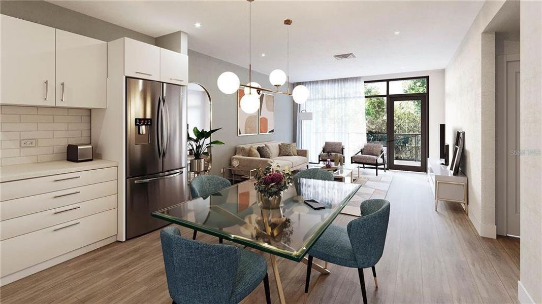 Furnished interior view inside a new home in , Gainesville (Image 4). Furnished interior view inside a new home in , Gainesville (Image 4).