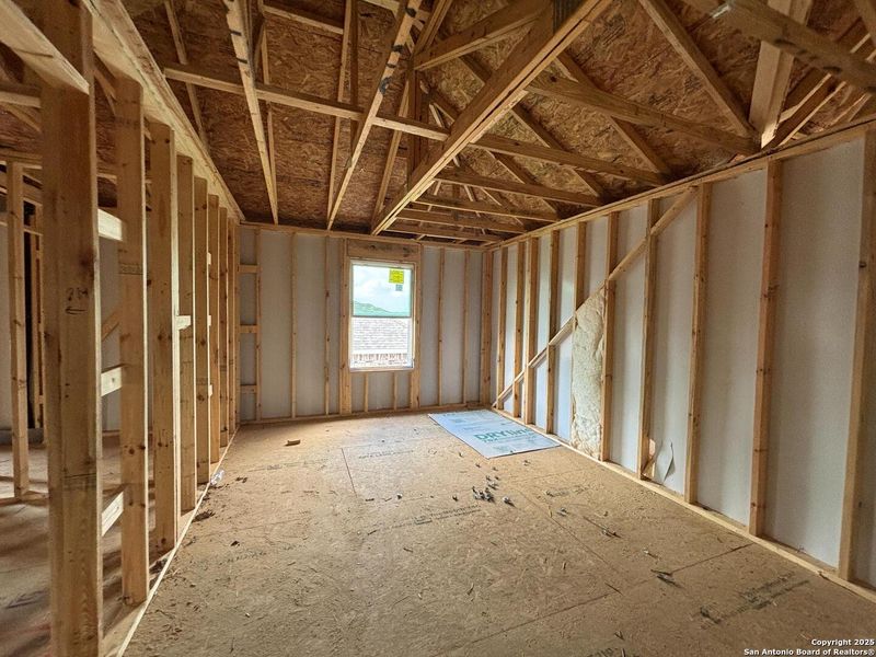 In-progress construction of a new home in The Heights at Saddlebrook Ranch 60's, Schertz, TX (Image 28).