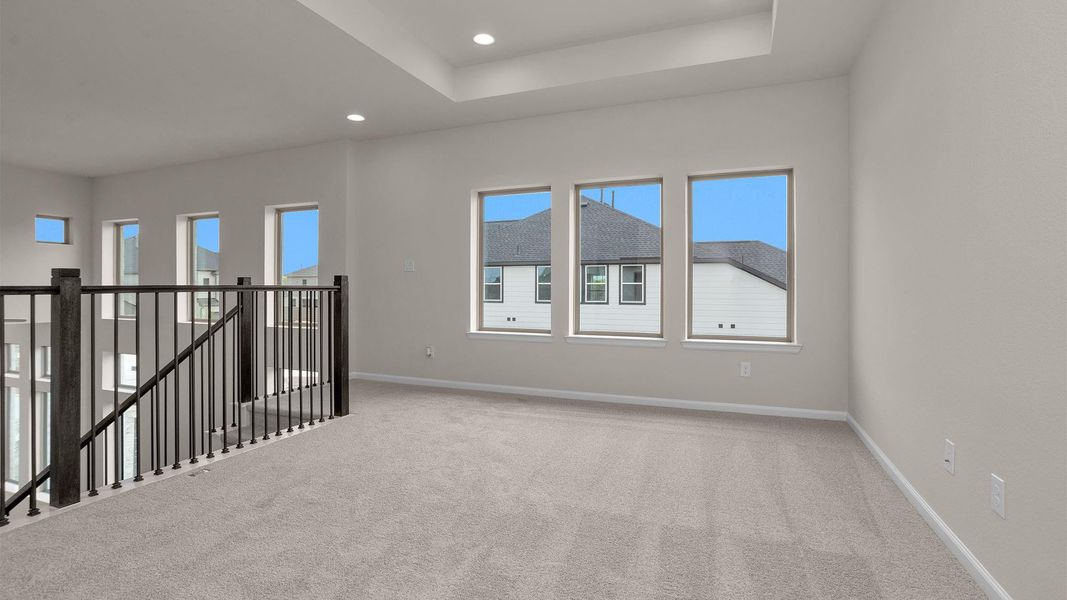 Spacious, unfurnished interior of a new home in Austin Point, Richmond (Image 11).