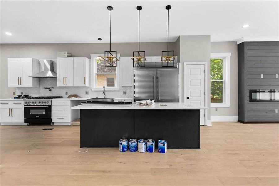 Furnished interior view inside a new home in , Atlanta (Image 17).