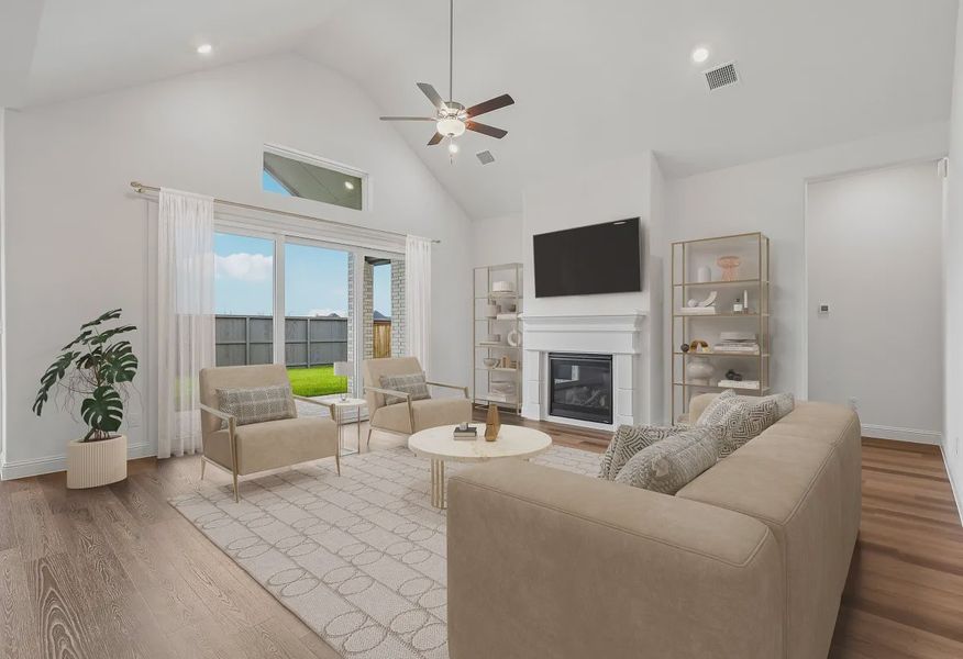 Homesite 6001 Great Room - Staged - 3 of 17