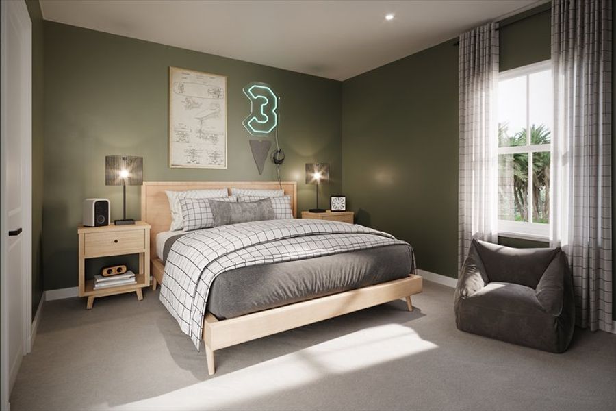 Representative furnished interior of a home built from the Marina by Ryan Homes in Malabar Springs, Palm Bay (Image 10).