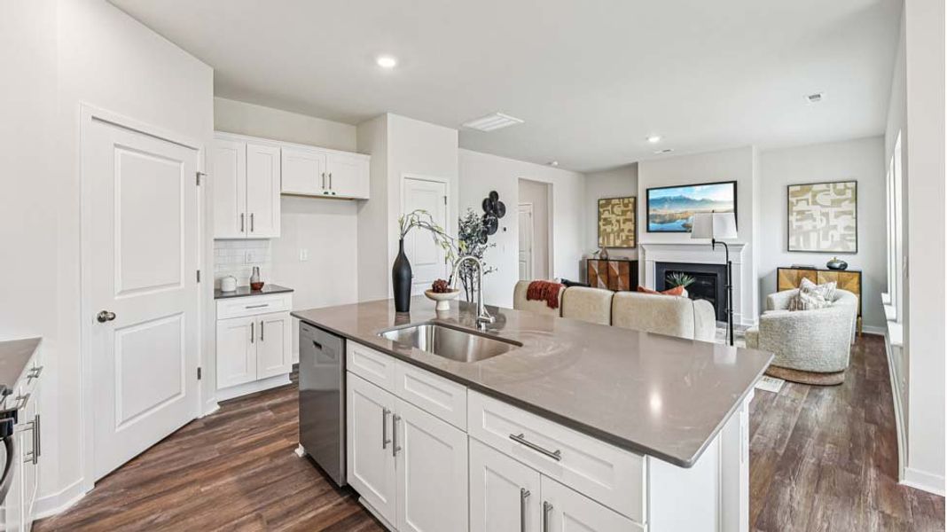 Furnished interior view inside a new home in The Hamptons at Hickory, Hickory (Image 9). Furnished interior view inside a new home in The Hamptons at Hickory, Hickory (Image 9).