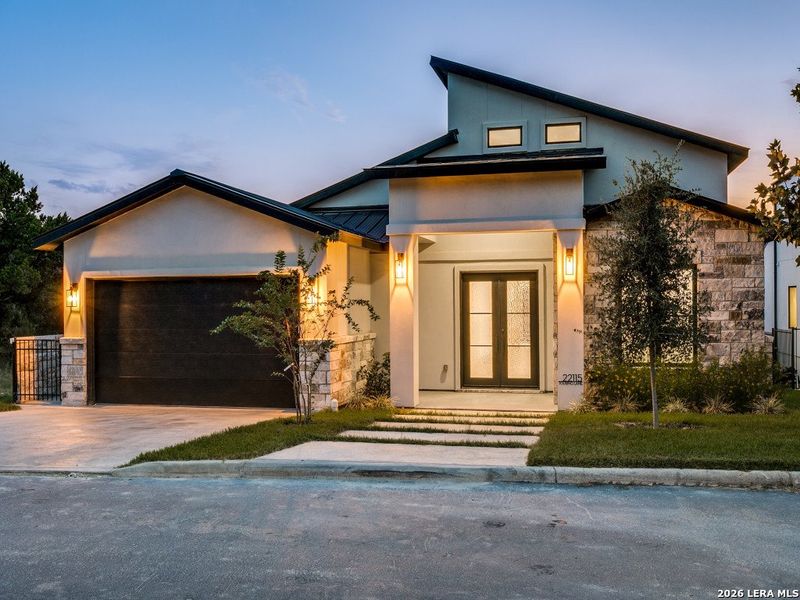 Front exterior of a new home in , San Antonio, TX, highlighting curb appeal (Image 25). Front exterior of a new home in , San Antonio, TX, highlighting curb appeal (Image 25).