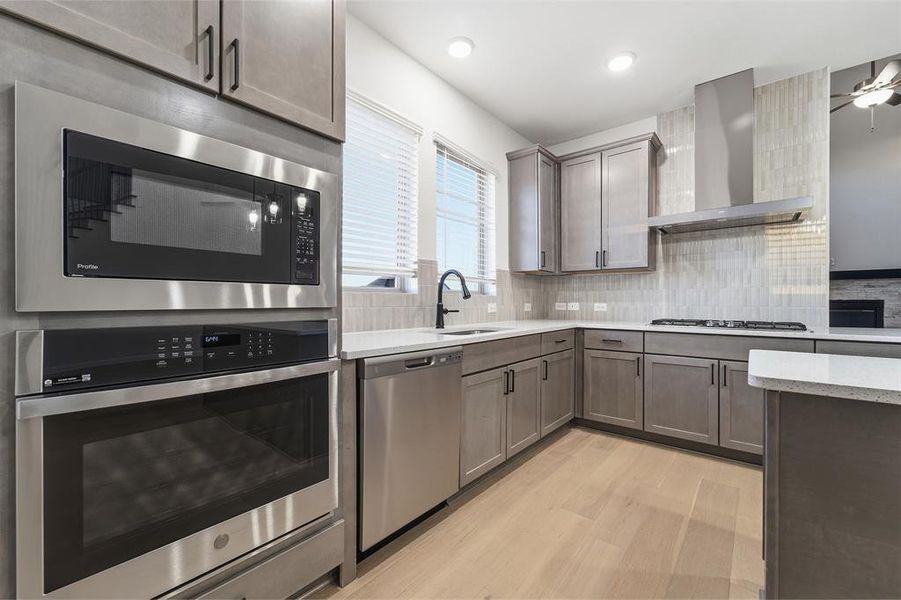 Furnished interior view inside a new home in Green Meadows, Celina (Image 4).
