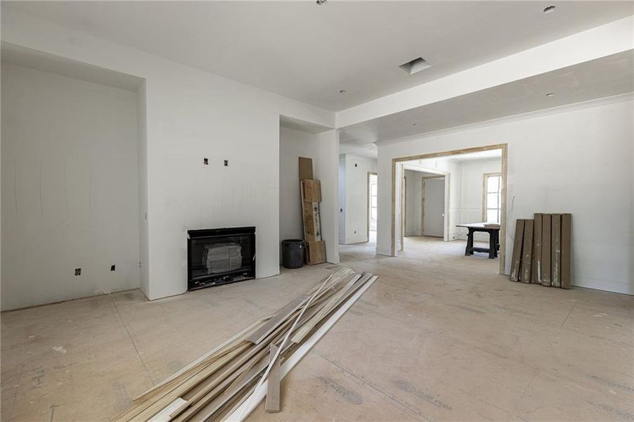 In-progress construction of a new home in , Buford, GA (Image 34).