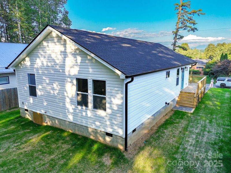 Exterior details and patio area of a home in , Brevard (Image 25). Exterior details and patio area of a home in , Brevard (Image 25).