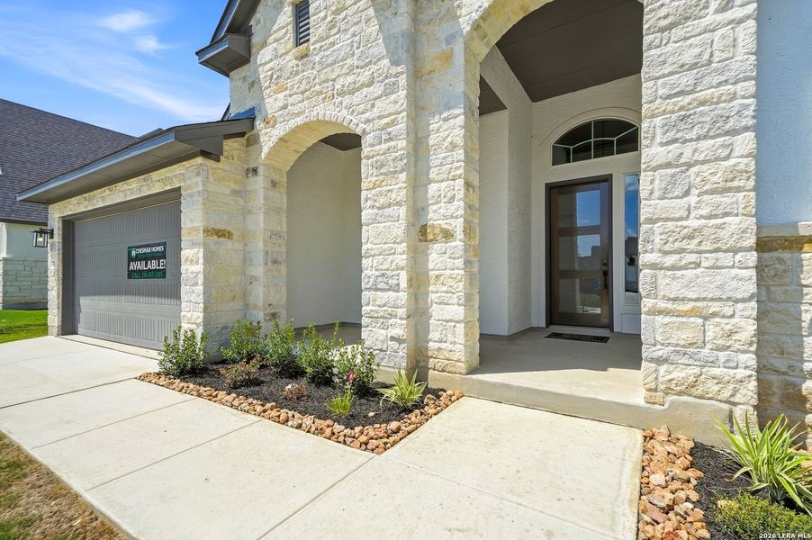 Exterior details and patio area of a home in Mesa Western, Cibolo (Image 3). Exterior details and patio area of a home in Mesa Western, Cibolo (Image 3).
