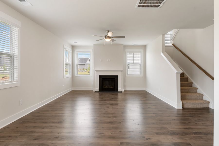 Representative unfurnished interior of a home built from the Callaham by Hunter Quinn Homes in The Meadows at Midway, Anderson (Image 15).