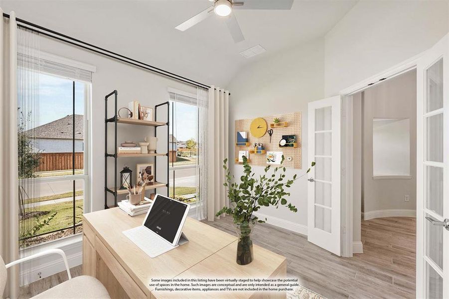 Furnished interior view inside a new home in Sonoma Verde, McLendon-Chisholm (Image 16).