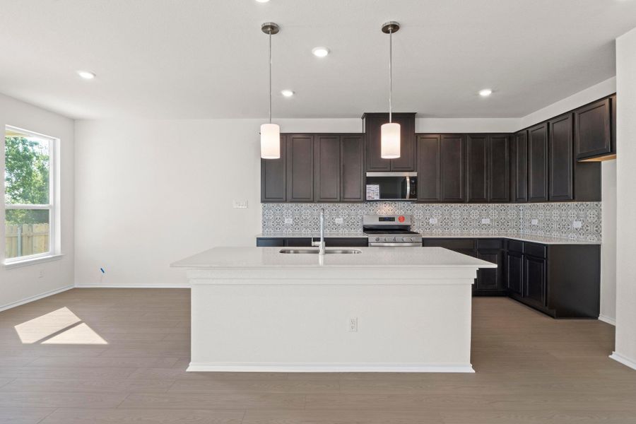 Furnished interior view inside a new home in Salerno - Heritage Collection, Round Rock (Image 7).