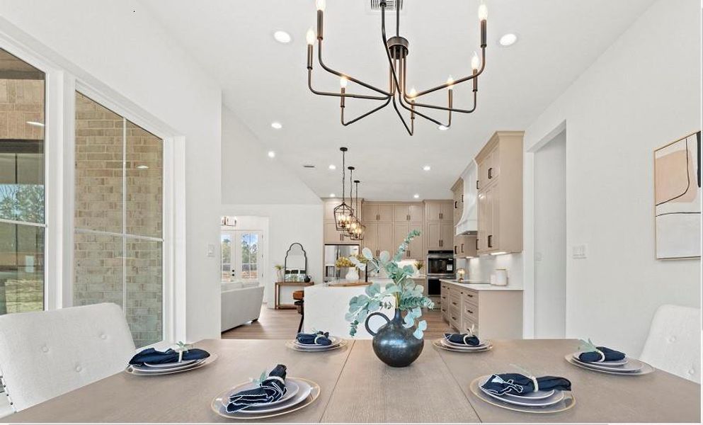 Furnished interior view inside a new home in , Conroe (Image 13).