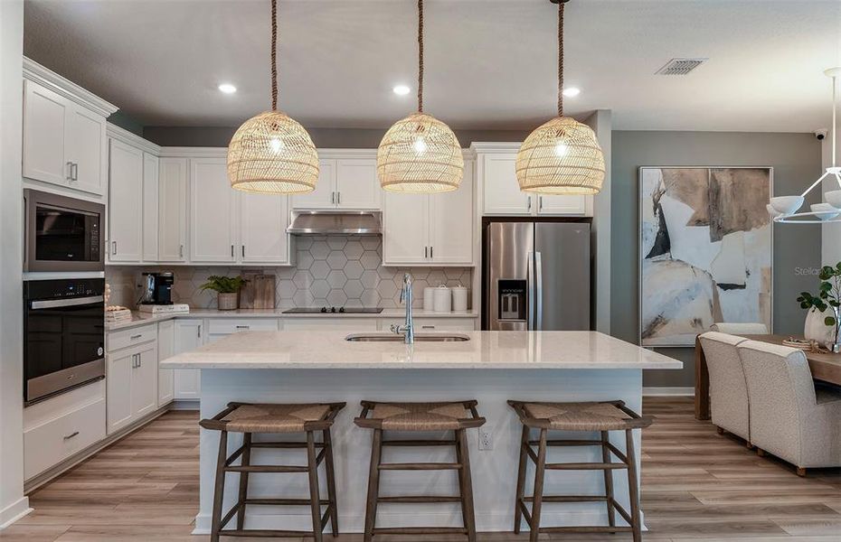 Furnished interior view inside a new home in Caldera, Spring Hill (Image 3). Furnished interior view inside a new home in Caldera, Spring Hill (Image 3).