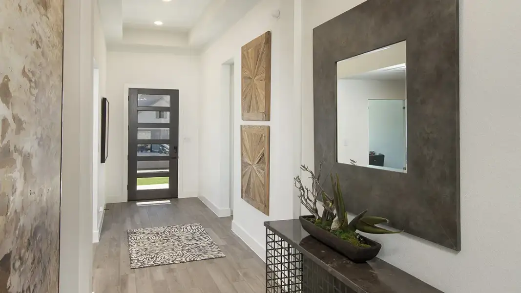Representative furnished interior of a home built from the 2916W by Perry Homes in Veramendi, New Braunfels (Image 10).