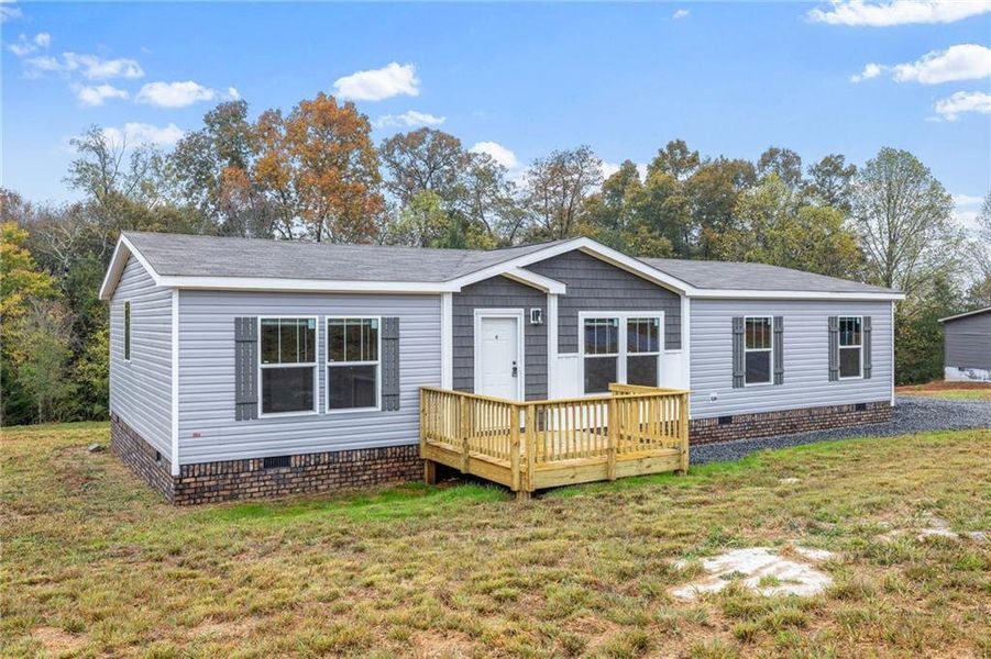 Exterior details and patio area of a home in , Demorest (Image 21). Exterior details and patio area of a home in , Demorest (Image 21).