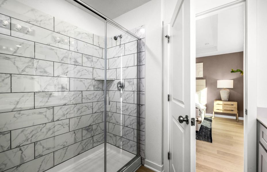 Representative furnished interior of a home built from the Sandalwood by Pulte Homes in Sunfield, Mustang Ridge (Image 8).
