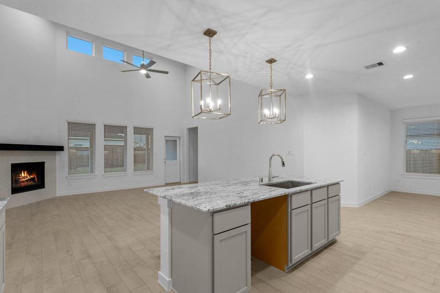 Furnished interior view inside a new home in Briarwood Crossing, Rosenberg (Image 6).