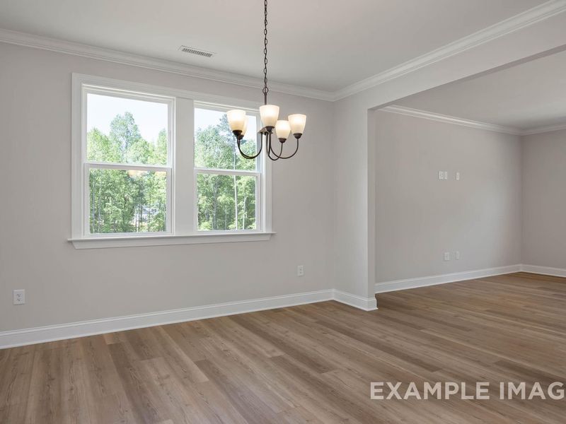 Spacious, unfurnished interior of a new home in Wendell Ridge, Wendell (Image 15). Spacious, unfurnished interior of a new home in Wendell Ridge, Wendell (Image 15).