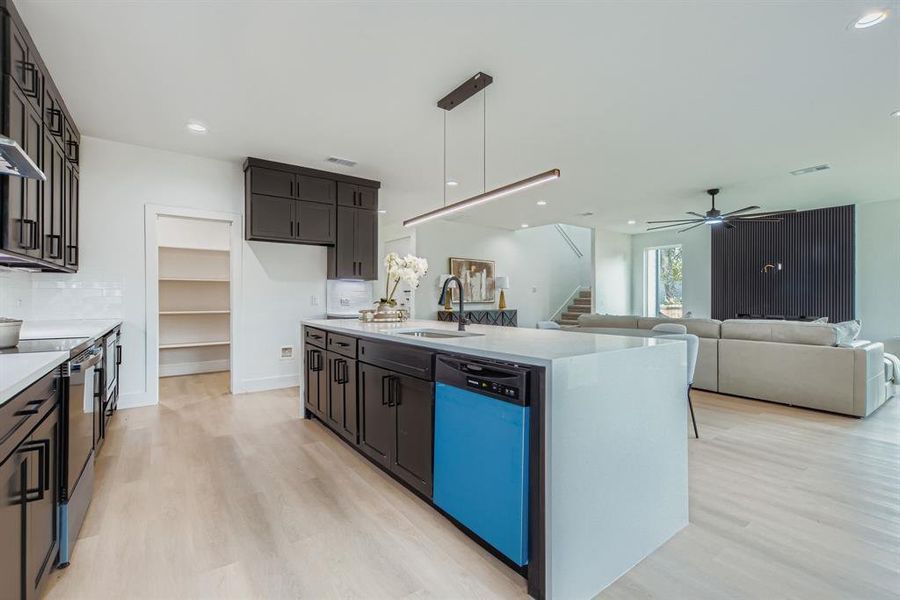 Furnished interior view inside a new home in , Kaufman (Image 6). Furnished interior view inside a new home in , Kaufman (Image 6).