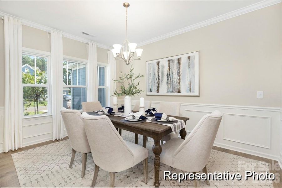 Furnished interior view inside a new home in Huntington Hills, Lincolnton (Image 25).