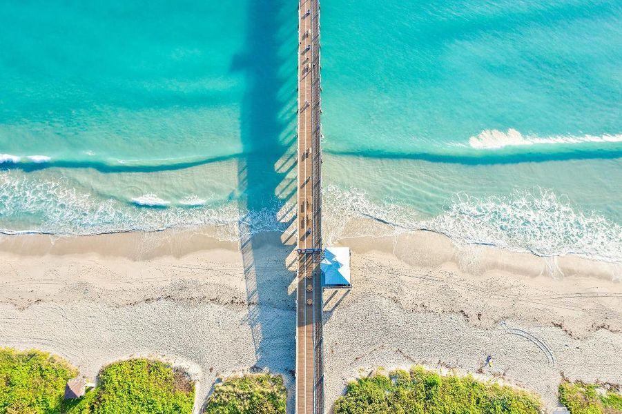 Juno Beach Pier Aerial Juno Beach Pier Aerial