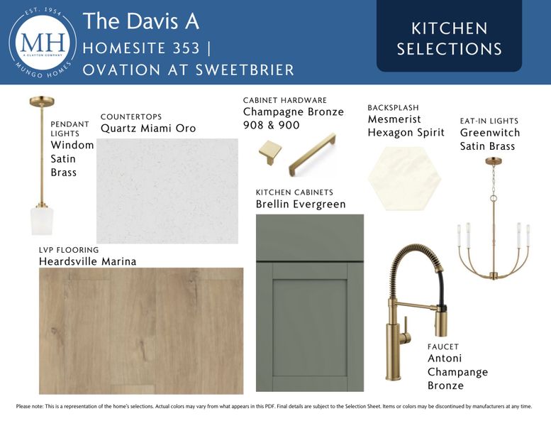 Sample of building materials used in homes in Ovation at Sweetbrier, Durham (Image 11). Sample of building materials used in homes in Ovation at Sweetbrier, Durham (Image 11).