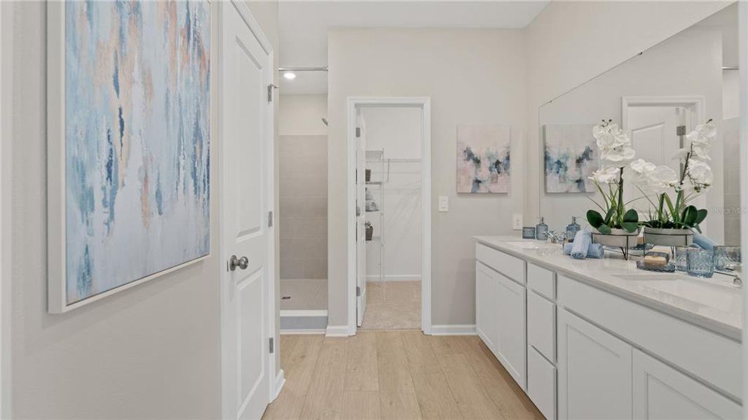 Furnished interior view inside a new home in Crosswinds, Haines City (Image 11).