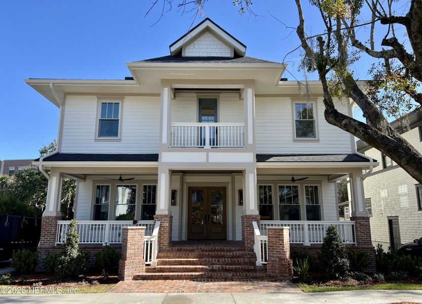 Front exterior of a new home in , Jacksonville, FL, highlighting curb appeal (Image 34).