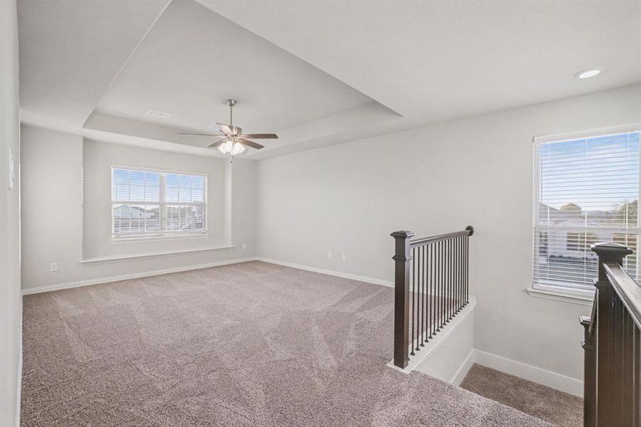 Spacious, unfurnished interior of a new home in Courts Of Bonnie Brae, Denton (Image 24). Spacious, unfurnished interior of a new home in Courts Of Bonnie Brae, Denton (Image 24).