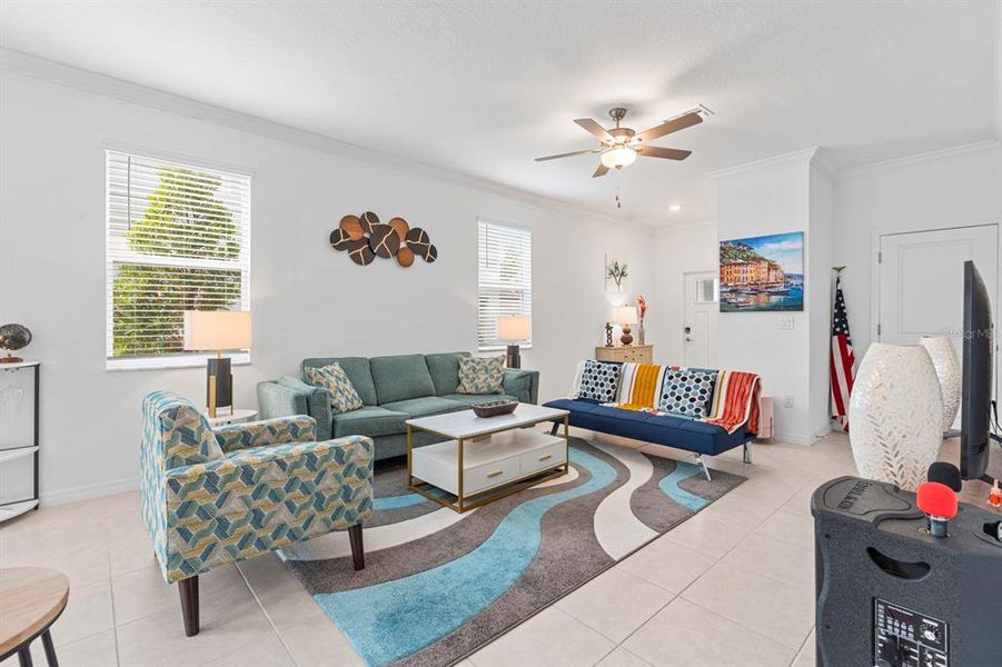 Furnished interior view inside a new home in , Zephyrhills (Image 9). Furnished interior view inside a new home in , Zephyrhills (Image 9).
