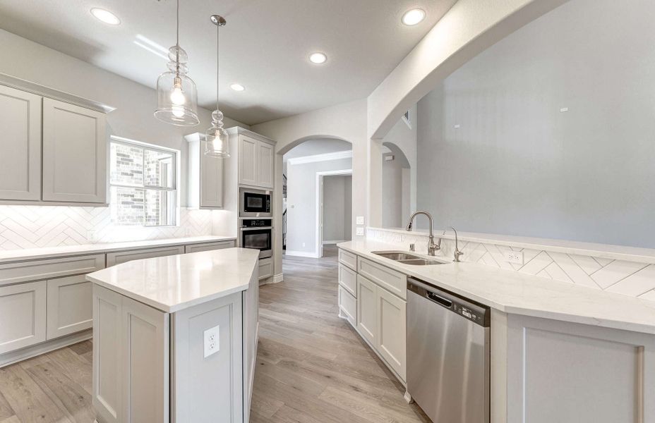 Furnished interior view inside a new home in Artavia 70′, Conroe (Image 9).