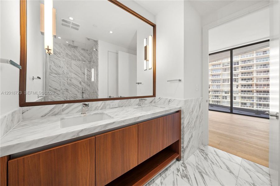 Furnished interior view inside a new home in , Miami (Image 5).