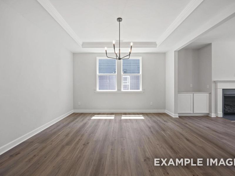 Spacious, unfurnished interior of a new home in Wendell Ridge, Wendell (Image 12).