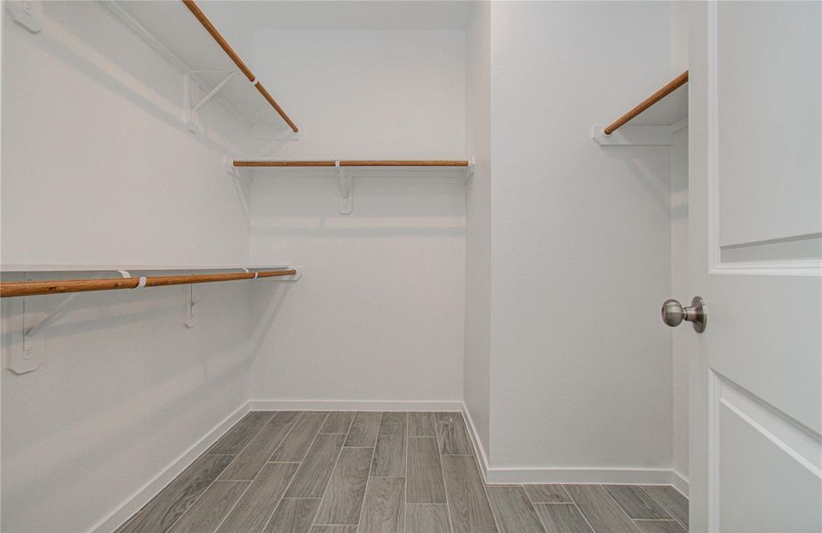 Walk-in ClosetLarge walk-in closet located in the primary suite.