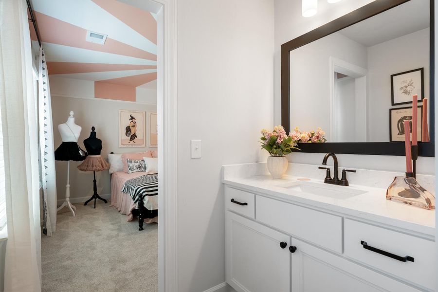 Furnished interior view inside a new home in Six Oaks, Summerville (Image 36).